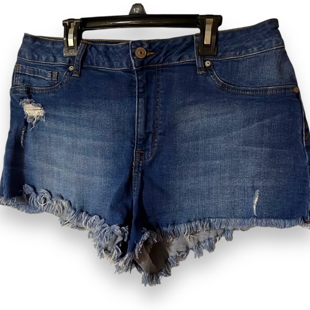Rewash Stretch Denim Shorts Size 13 31 Real Curve High Rise
